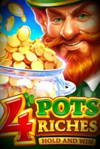 4 pots riches hold and win game logo